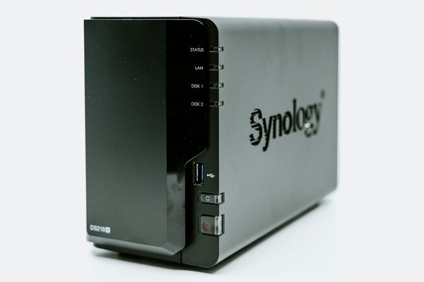 What are the critical steps to configure a Synology DS218+ for secure remote file access?